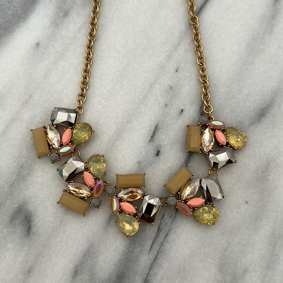 J.Crew Rhinestone Necklace - Picture 1 of 4